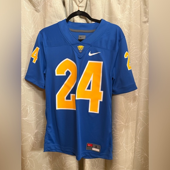 Nike Men's Blue and Gold Jersey - Picture 1 of 3